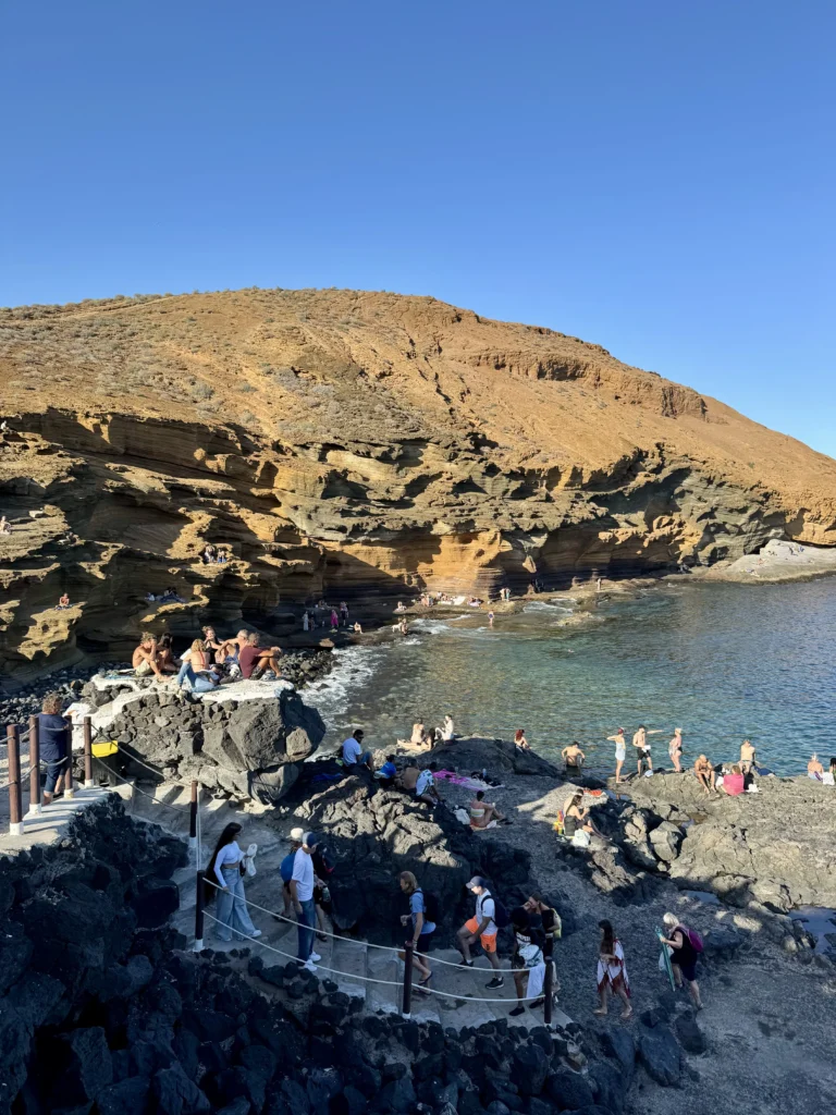 Montaña Amarilla. The lava playground